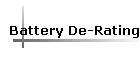 Battery De-Rating