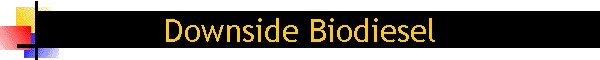 Downside Biodiesel