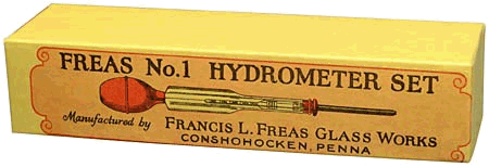 Freas Hydrometer No.1 box
